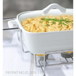 2L Square Buffet Server